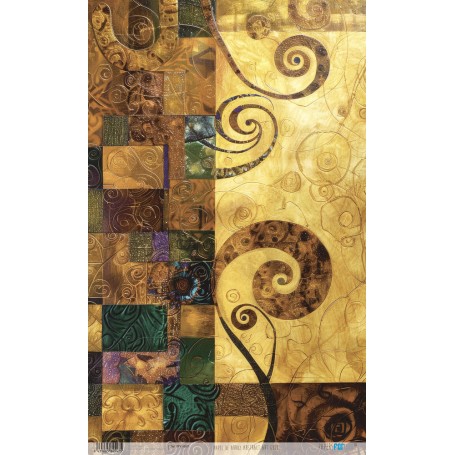Papel Arroz 54×33 cm 25-30 gr. "Abstract Art Gold"