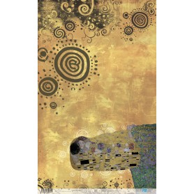 Papel Arroz 54×33 cm 25-30 gr. Abstract Art Kiss