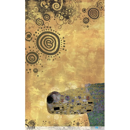 Papel Arroz 54×33 cm 25-30 gr. Abstract Art Kiss