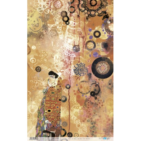 Papel Arroz 54×33 cm 25-30 gr. Abstract Art Mother