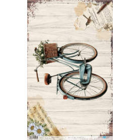 Papel De Arroz Vintage Bike I 54x33cm