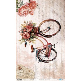 Papel De Arroz Vintage Bike II 54x33cm