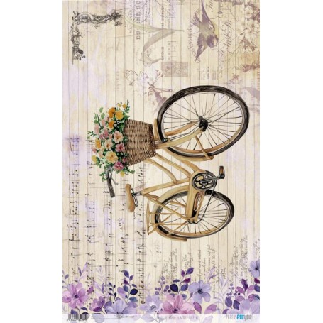 Papel De Arroz Vintage Bike VI 54x33cm
