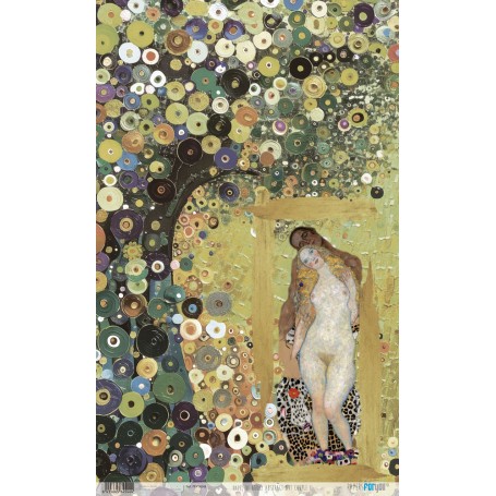 Papel Arroz 54×33 cm 25-30 gr. "Abstract Art Couple II"