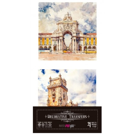 Decorative transfers "Lisboa II" 15x30cm