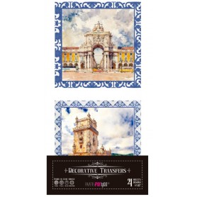 Decorative transfers "Lisboa III" 15x30cm