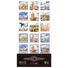 Decorative transfers "Lisboa III Mini" 15x30cm