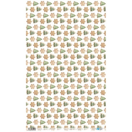 Papel de Arroz "Santa & Friends III" 54×33cm