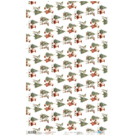 Papel de Arroz "Santa & Friends I" 54×33cm