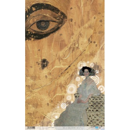 Papel de Arroz "Abstract Art Paintings Eyes" 54x33cm