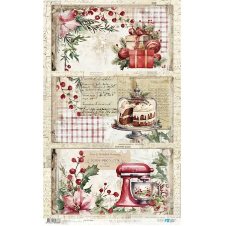 Papel de Arroz "Sweet December VII" 54×33cm