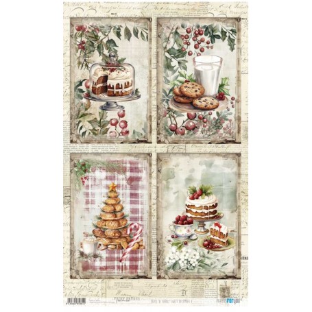 Papel de Arroz "Sweet December V" 54×33cm