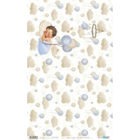 Papel De Arroz Sweet Baby Boy Dreams 54x33cm