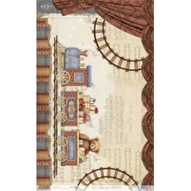 Papel de Arroz "Santa’s Workshop VII" 54×33cm