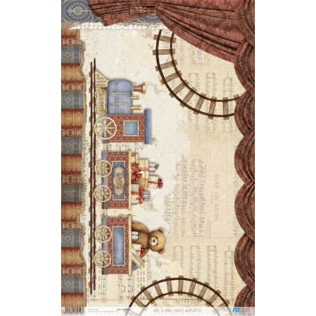 Papel de Arroz "Santa’s Workshop VII" 54×33cm