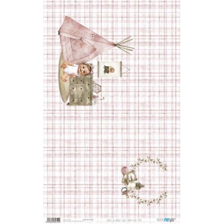 Papel De Arroz Sweet Baby Baby Girl Tippy 54x33cm