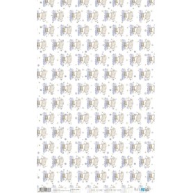 Papel De Arroz Sweet Baby Boy Sheeps 54x33cm