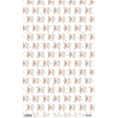 Papel De Arroz Sweet Baby Girl Sheeps 54x33cm