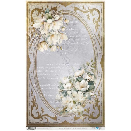 Papel de Arroz La Petite Vie En Fleurs Magnolias II 54×33 cm