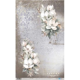 Papel de Arroz La Petite Vie En Fleurs Magnolias V 54×33 cm