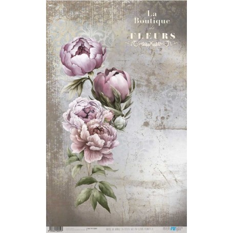 Papel de Arroz La Petite Vie En Fleurs Peonies V 54×33 cm