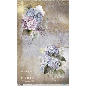 Papel Arroz La Petite Vie En Fleurs Hydrangeas III