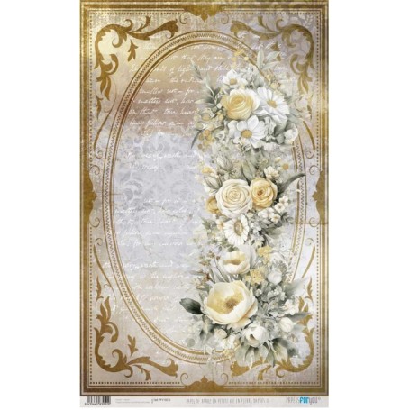 Papel Arroz La Petite Vie En Fleurs Daisies IV