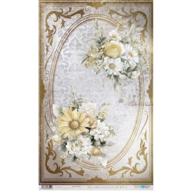 Papel Arroz La Petite Vie En Fleurs Daisies VI