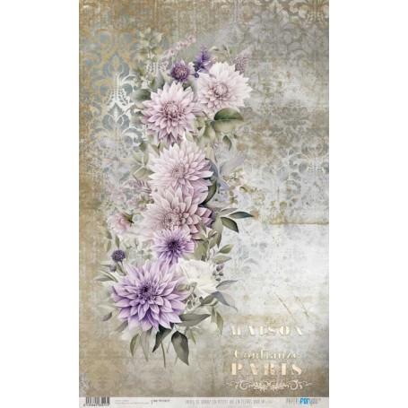 Papel Arroz La Petite Vie En Fleurs Dahlias III