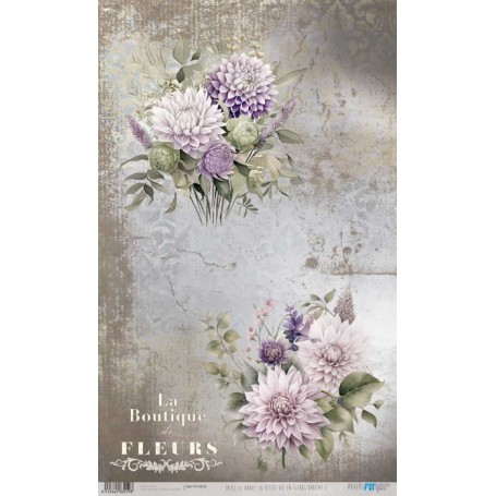 Papel Arroz La Petite Vie En Fleurs Dahlias V