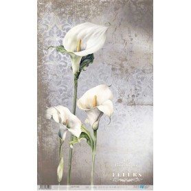 Papel Arroz La Petite Vie En Fleurs Calla Lily V