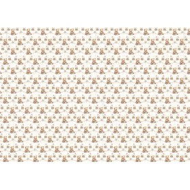 Tela de encuadernar "Happy Birthday Make a Wish" 70x50cm