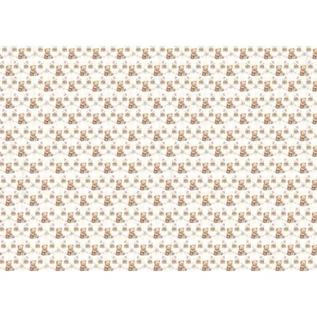 Tela de encuadernar "Happy Birthday Make a Wish" 70x50cm