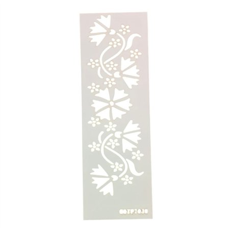 Plantilla Stencil Hojas COTP7030 6x15cm.