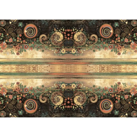 Tela Encuadernar Decorada 70x50cm "Abstract Art Infinity"