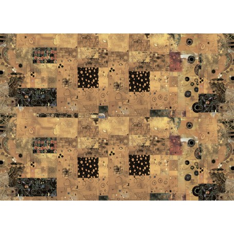 Tela Encuadernar Decorada 70x50cm "Abstract Art Squares"