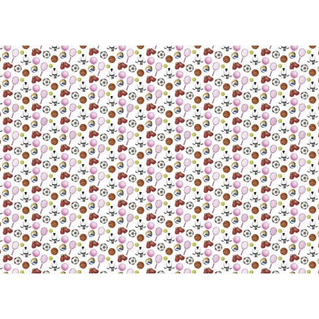 Tela Encuadernar Decorada 70x50cm "Olympic Games"