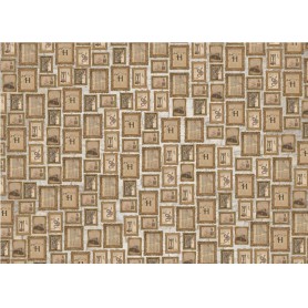 Tela de encuadernar "Wizarding Adventure Frames" 70x50cm