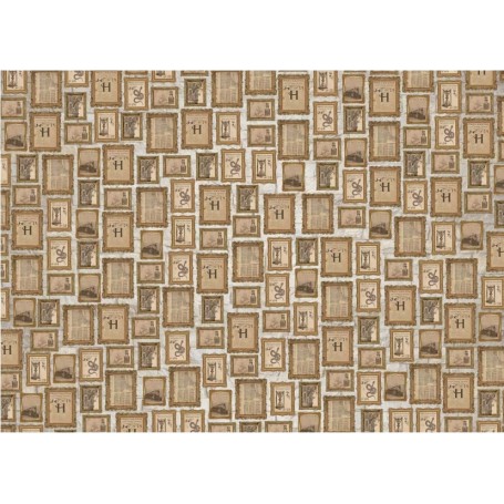 Tela de encuadernar "Wizarding Adventure Frames" 70x50cm