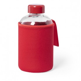 Personalizables Cortando Trazos BIDÓN Cristal 600ml ROJO.