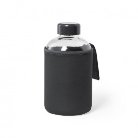 BIDÓN Cristal 600ml. NEGRO