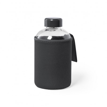 BIDÓN Cristal 600ml. NEGRO