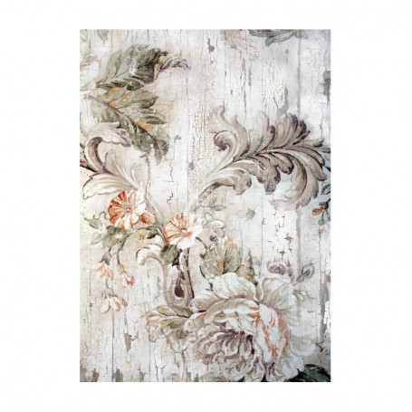 Papel de Arroz Cadence Flores Grises 30x41 cm Ref. 551