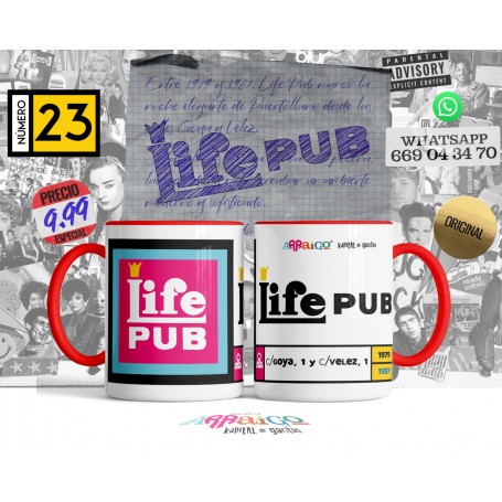 Taza de Ceramica Arraigo LIFE PUB