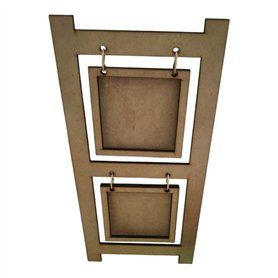 Marco Doble en madera DM de 6 mm