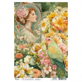 Rice Paper A4 Blooming reverie