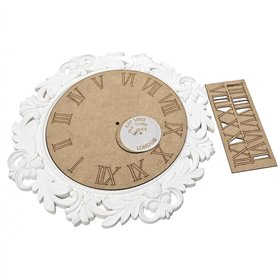 Conjunto reloj 33cm diámetro