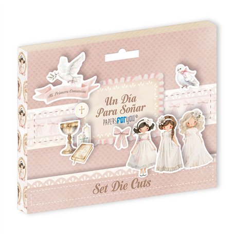 Die Cuts "Un día para soñar niñas" 20 pzs 300gr.