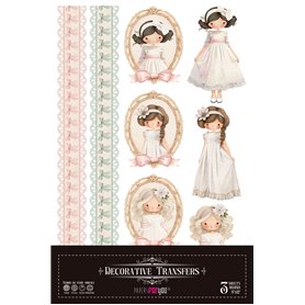 Decorative transfers "Un día para soñar niñas" 20x30cm