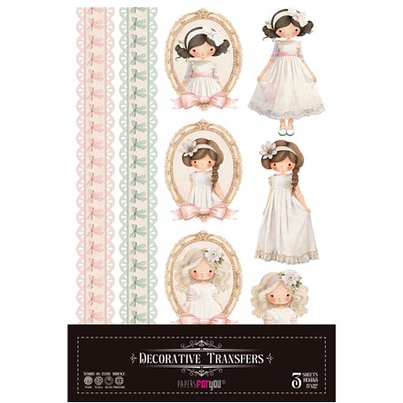Decorative transfers "Un día para soñar niñas" 20x30cm